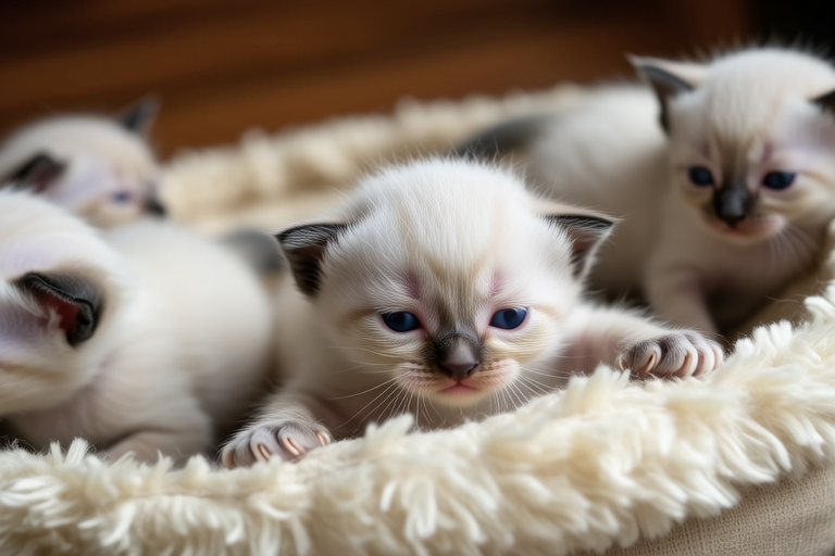 Adorable Siamese Kittens: A Journey from Birth to Your Home