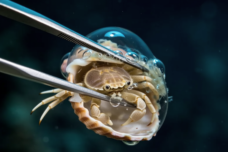 Crab in a Bubble: How Pea Crabs Survive Inside Their Host